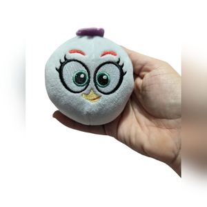 Angry Birds Plush Matilda Burger King White Round 2021 Toy Stuffed Animal